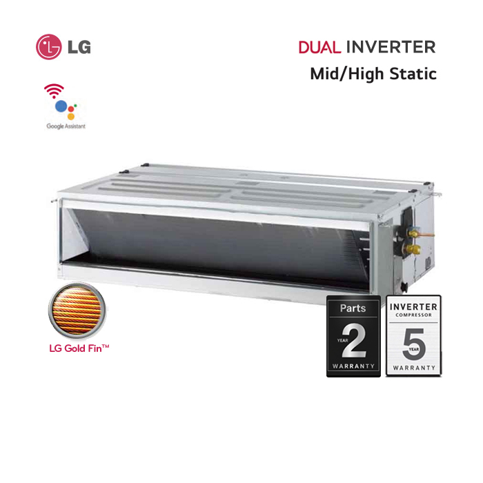 LG AC Ceiling Ducted Inverter Mid/High Static 4 PK - ZBNQ36GM3D1