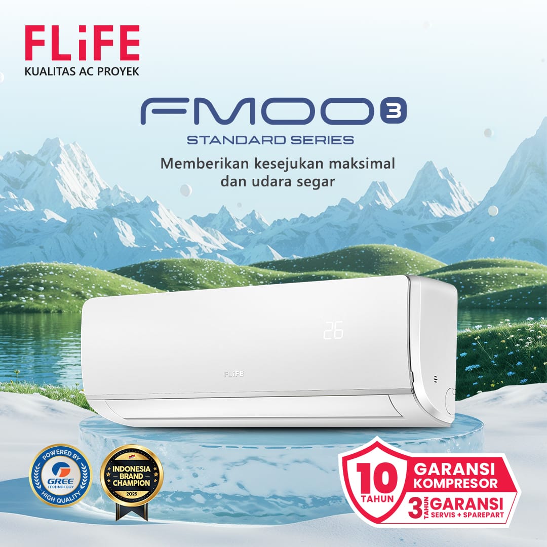 Flife Gree AC Split Standard 1/2 PK FMOO3 Series - FAC-05FMOO3