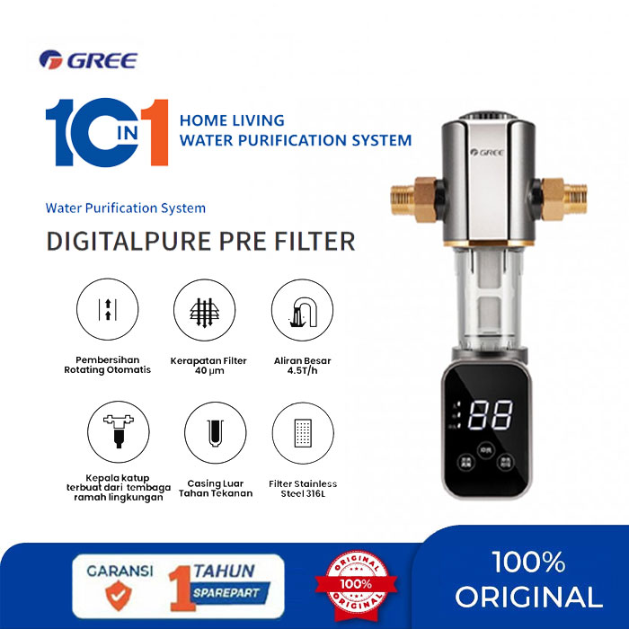 Gree Water Purification DigitalPure Prefilter - WTEW-QZBW14S