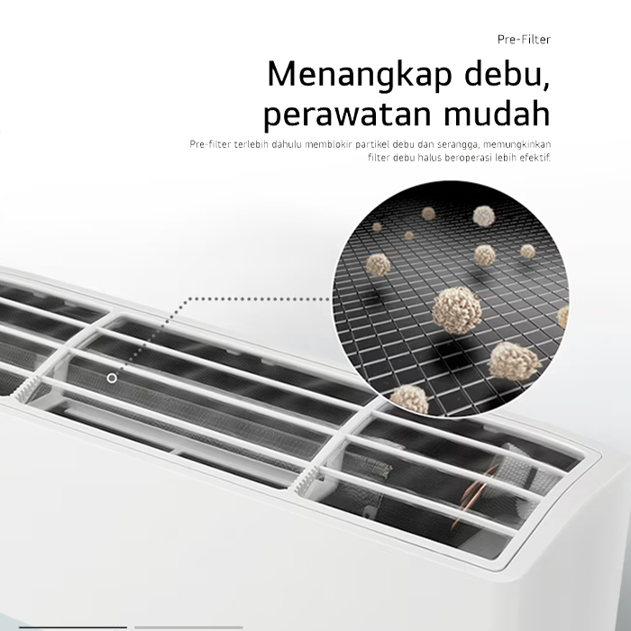 LG AC Split Standard 1 PK Turbocool New Terminator Premium - K09NSB