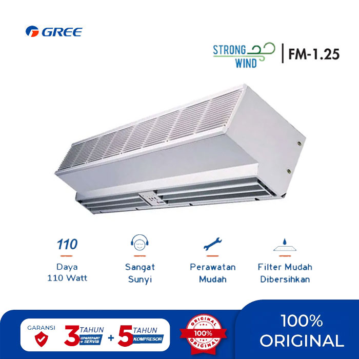 Gree Air Curtain 90 cm 5 PK - FM-1.25-9-K