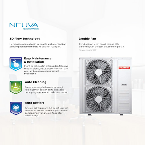 Polytron AC Floor Standing Standard 5 PK - PSF5132