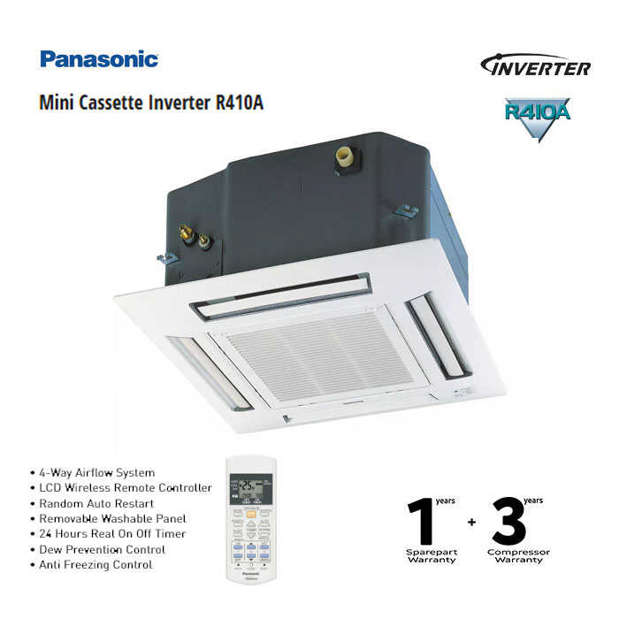 Panasonic AC Mini Cassette Inverter 1,5 PK - CS-S12MB4PW