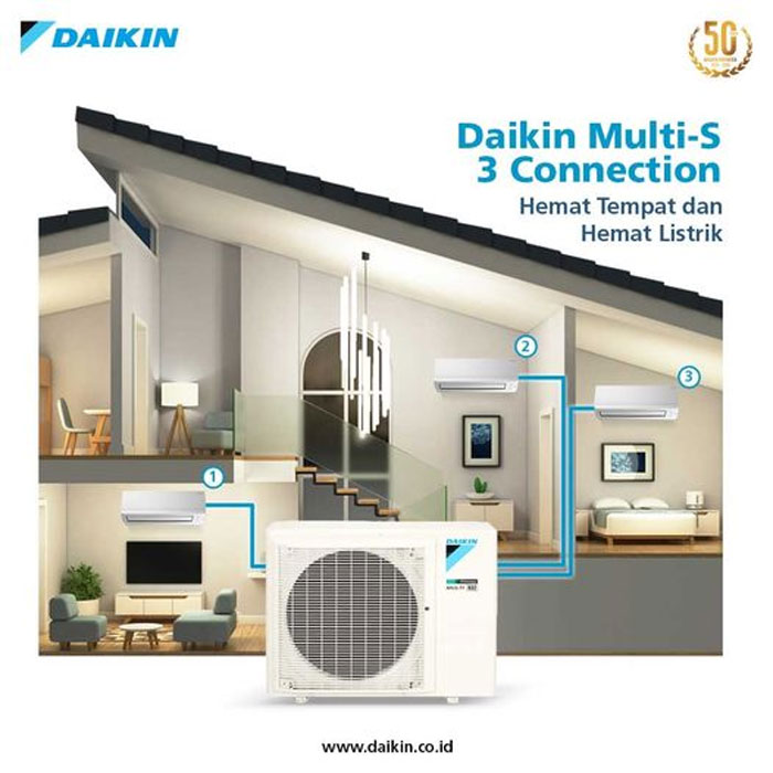 Daikin AC Multi-S Inverter 3 Koneksi Indoor Only 2 PK - CTKC50RVM4 