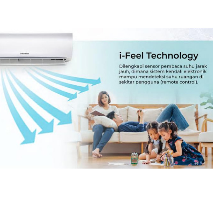 Polytron AC Split Standard Neuva Pro With Voice Sense 1/2 PK - PAC05VZAI
