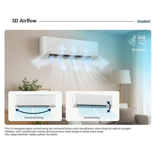 Daikin AC Split ALPHA Inverter FTKH-Y Series R32 1.5 PK - FTKH35YV14