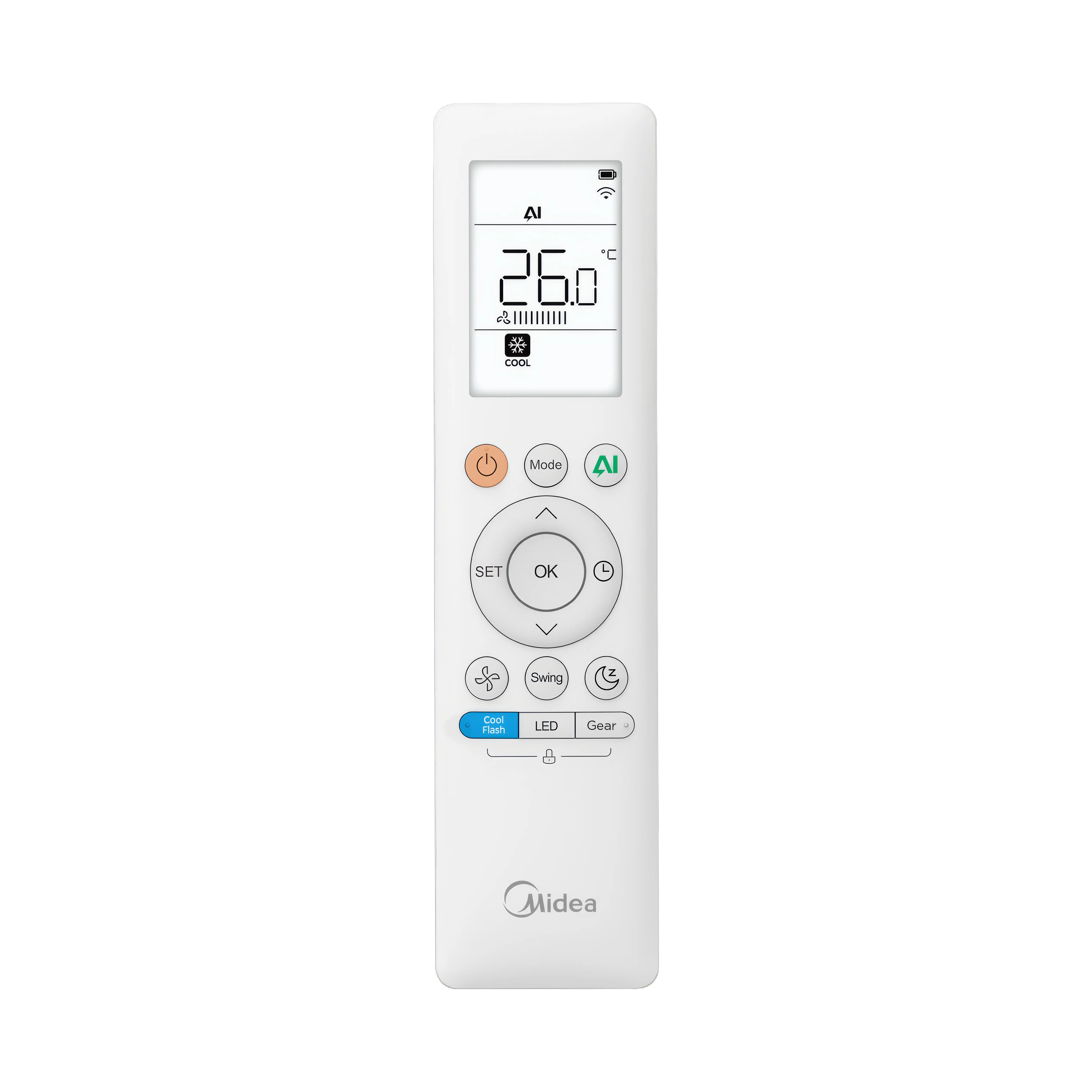 Midea AC Split 1 PK Celest Inverter AI Ecomaster - MSCE-10CRFN8