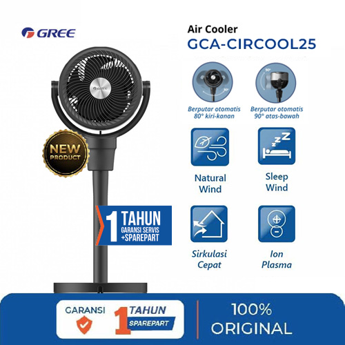 Gree AC Air Cooler Circulation With Plasma Generator 2 1/2 Liter - GCA-CIRCOOL25