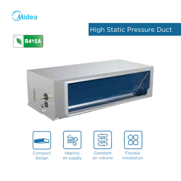 Midea AC Package Ceiling Duct Side Discharge High Static Inverter 20 PK - MHL-192HDN1 + MOUL-192HD1N1-G