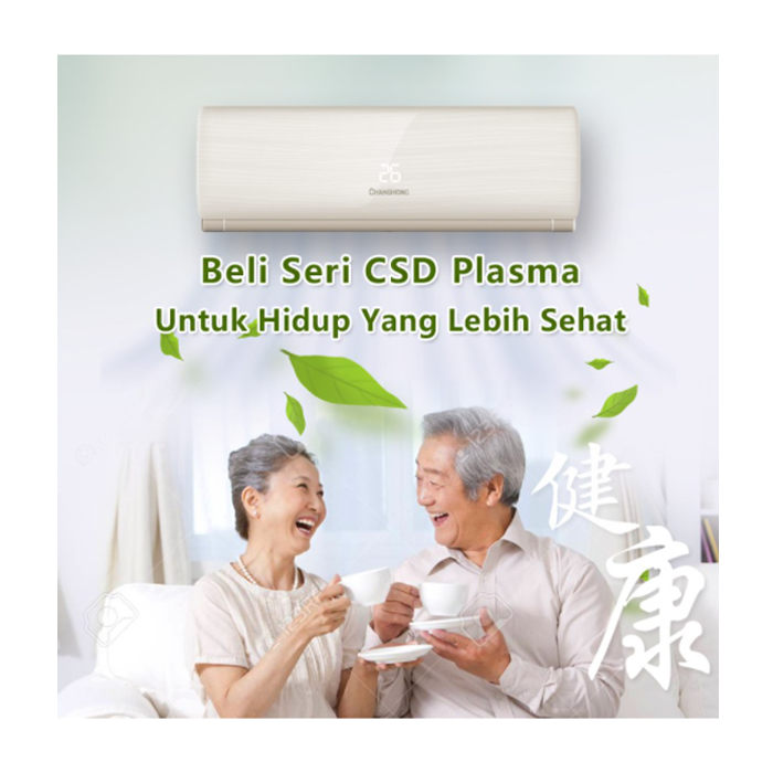 Changhong AC Wall Mounted Split Deluxe Plasma 1/2 PK - CSC-05CSD3