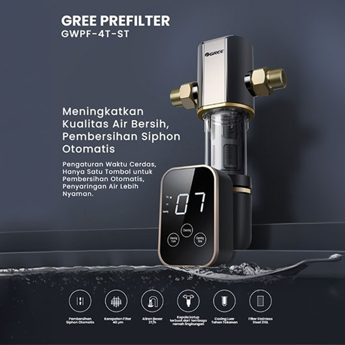 Gree Water Purification DigitalPure Prefilter - WTEW-QZBW14S