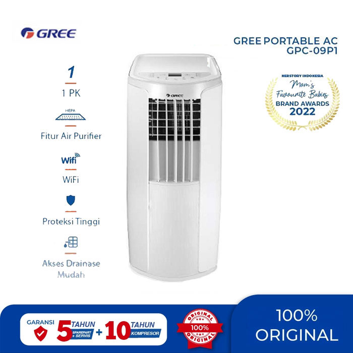 Gree AC Portable P1 Series Standard 1 PK - GPC-09P1