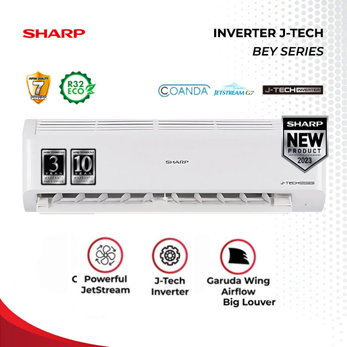Sharp AC Split Inverter BEY Series 1 PK - AH X10BEY