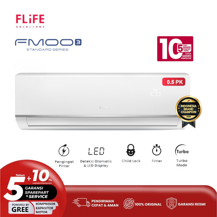 Flife Gree AC Split Standard 1/2 PK FMOO3 Series - FAC-05FMOO3