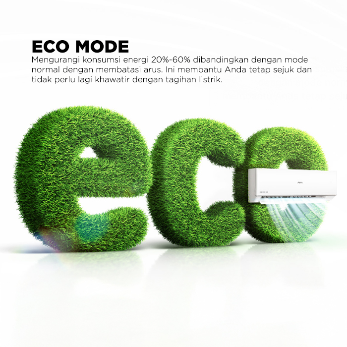 Aqua AC Split 2 PK Inverter Clean Cool Smart - AQA-KCR18VQC