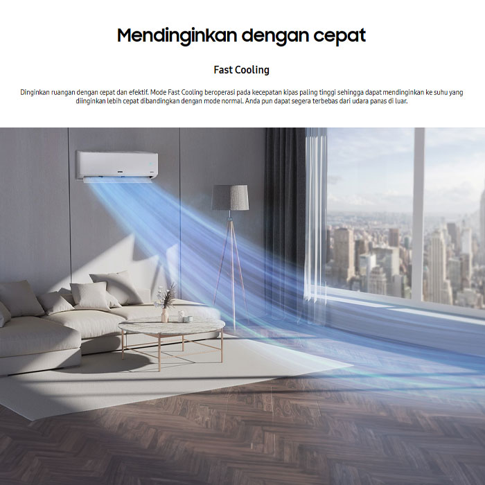 Samsung AC Split Neo Alpha Inverter R32 1.5 PK - AR40F12D0AMNSE