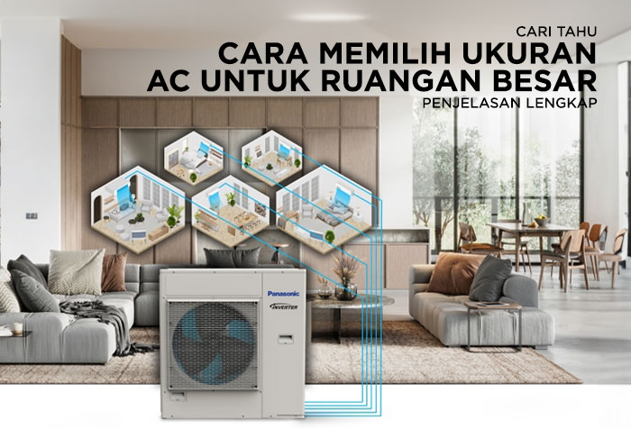 CARA MEMILIH UKURAN AC UNTUK RUANGAN BESAR