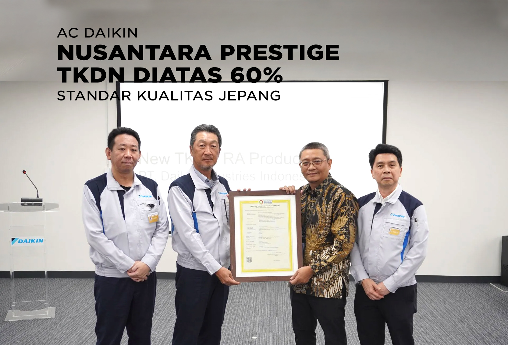 AC DAIKIN NUSANTARA PRESTIGE TKDN DIATAS 60%
