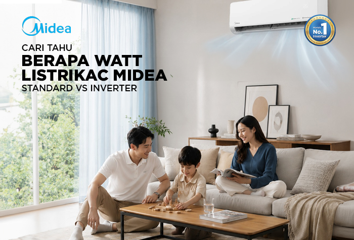 BERAPA WATT LISTRIK AC MIDEA