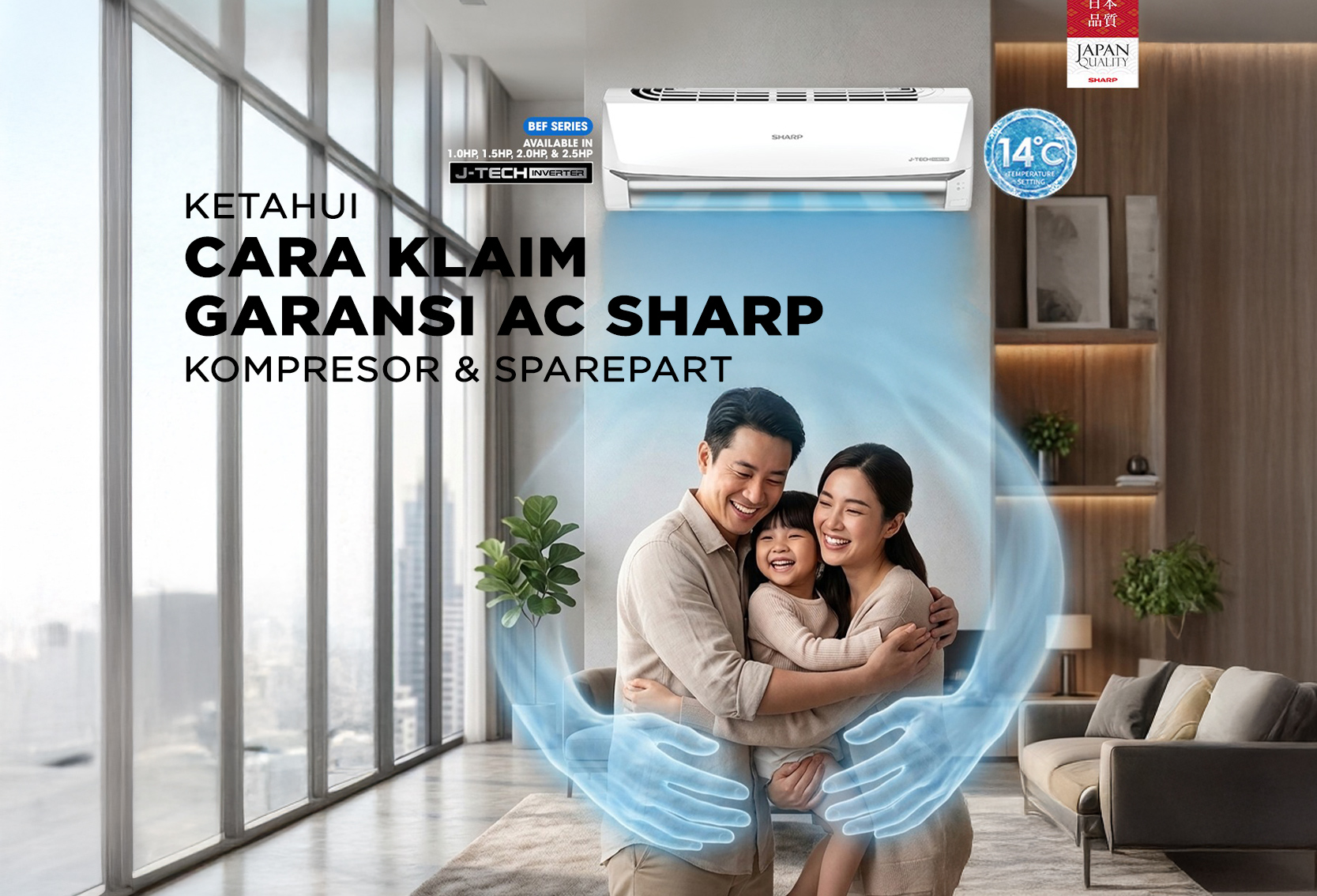 CARA KLAIM GARANSI AC SHARP 