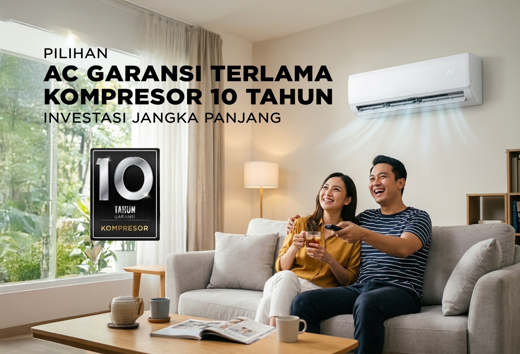 PILIHAN AC GARANSI TERLAMA KOMPRESOR 10 TAHUN