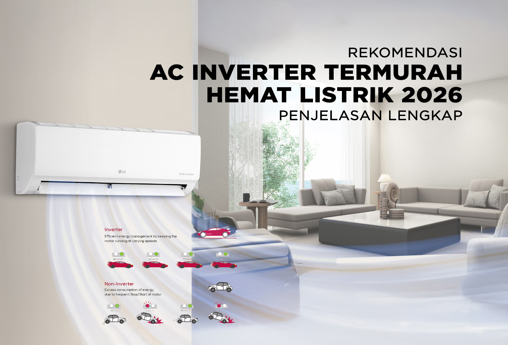 REKOMENDASI AC INVERTER TERMURAH HEMAT LISTRIK 2026