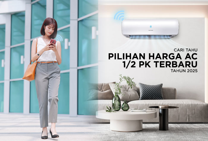 HARGA AC 1/2 PK TERBARU 2025