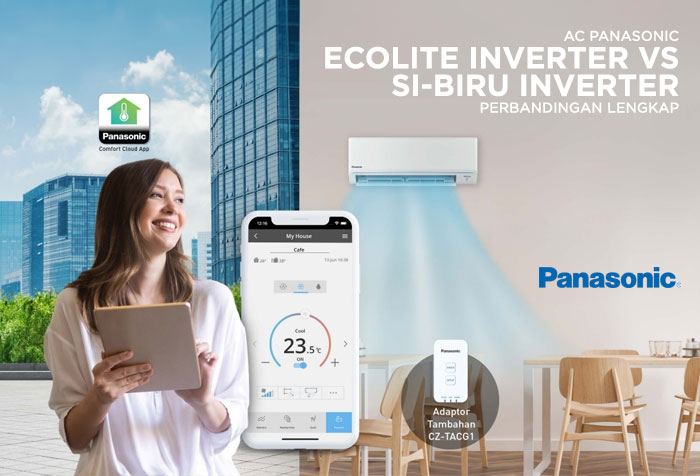 PERBANDINGAN AC PANASONIC YU INVERTER VS PU INVERTER