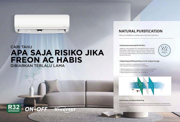 RISIKO FREON AC HABIS DIBIARKAN DALAM WAKTU LAMA