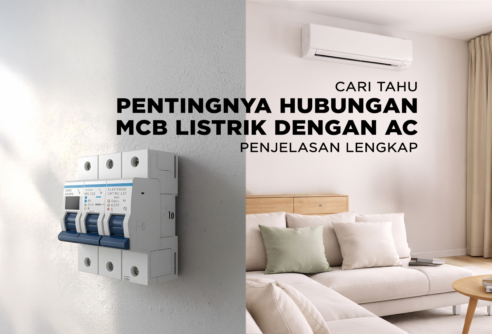 PENTINGNYA HUBUNGAN MCB LISTRIK DENGAN AC