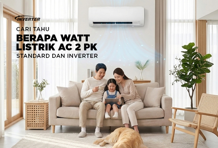 BERAPA WATT LISTRIK AC 2 PK