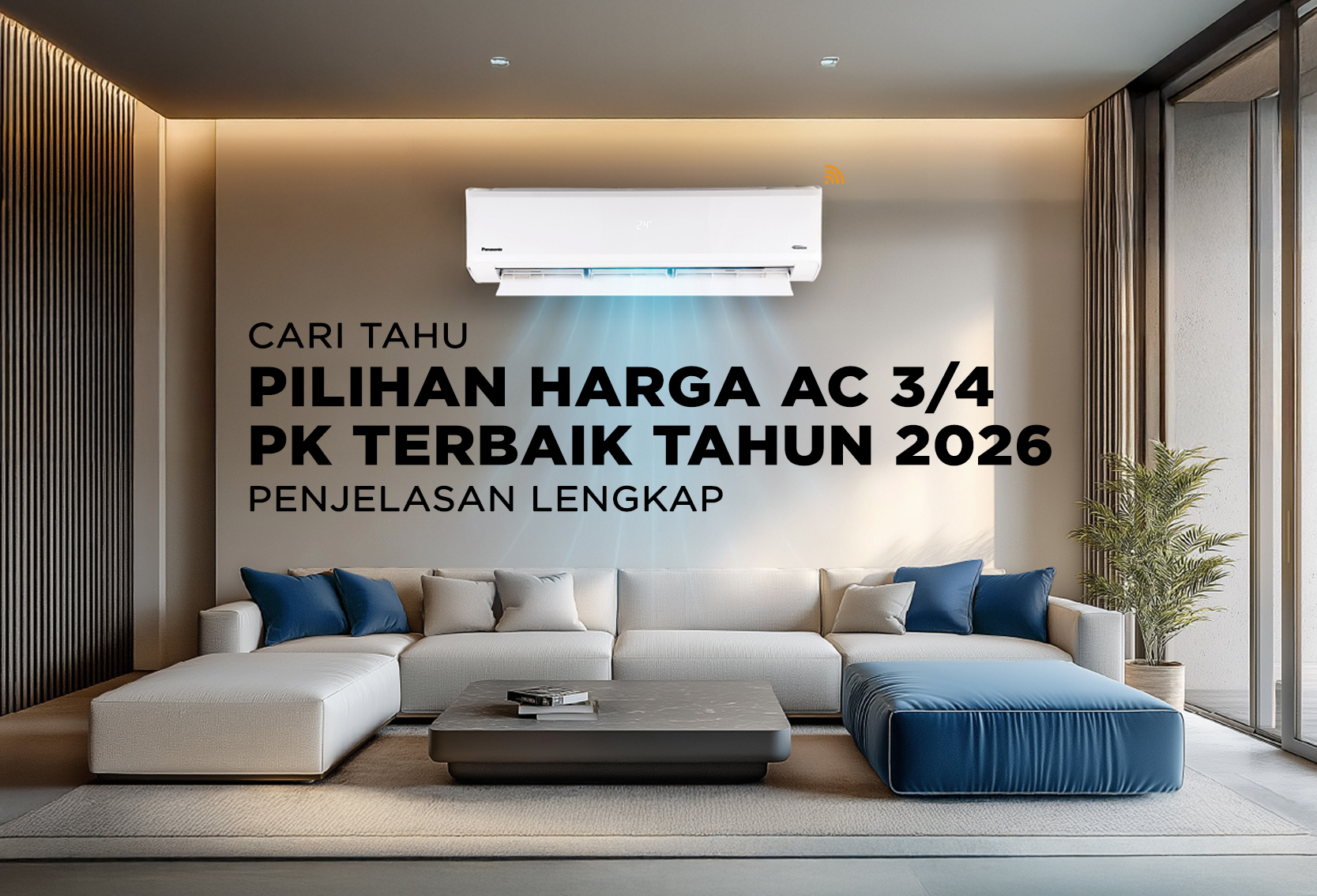 PILIHAN HARGA AC ¾ PK TERBAIK TAHUN 2026