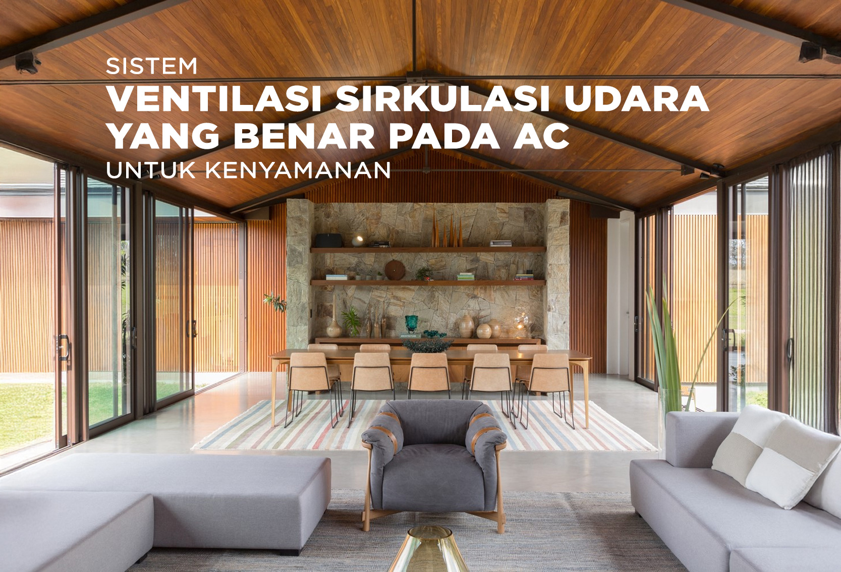 SISTEM VENTILASI SIRKULASI UDARA YANG BENAR PADA AC