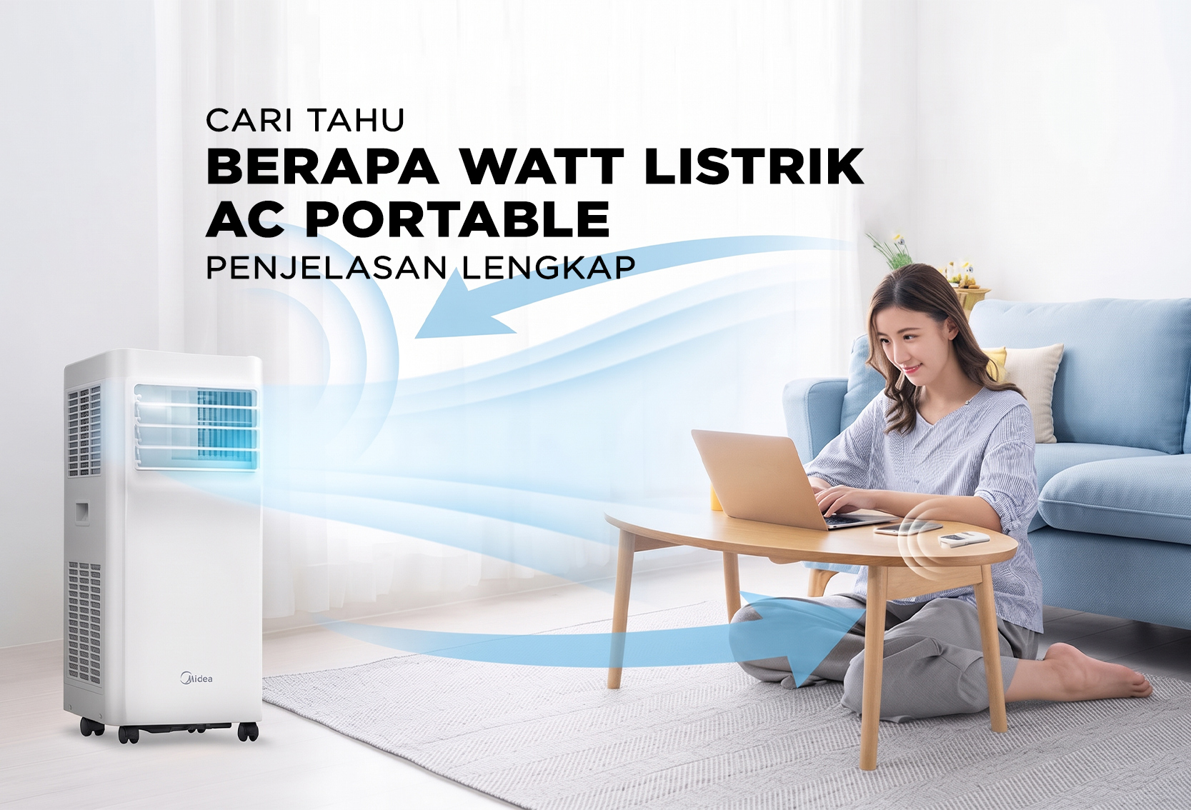 BERAPA WATT LISTRIK AC PORTABLE