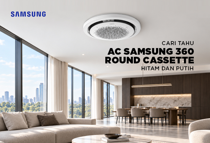 SAMSUNG AC 360 CASSETTE BERBENTUK BULAT CIRCULAR DESIGN