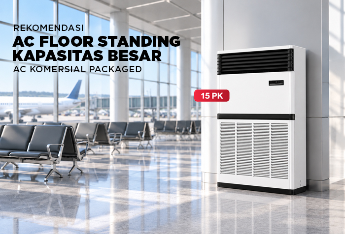 REKOMENDASI AC FLOOR STANDING KAPASITAS UKURAN BESAR