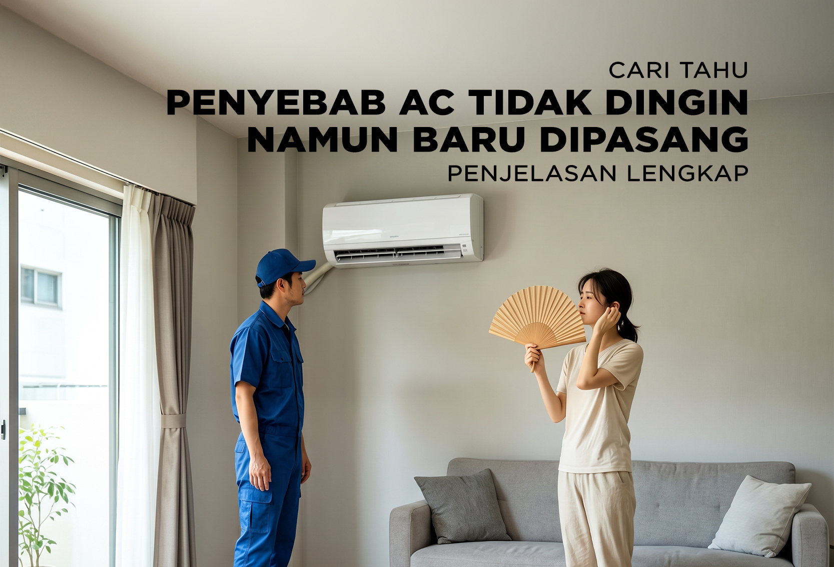 PENYEBAB AC TIDAK DINGIN NAMUN BARU DIPASANG