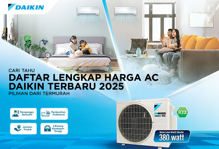 HARGA AC DAIKIN TERBARU 2025