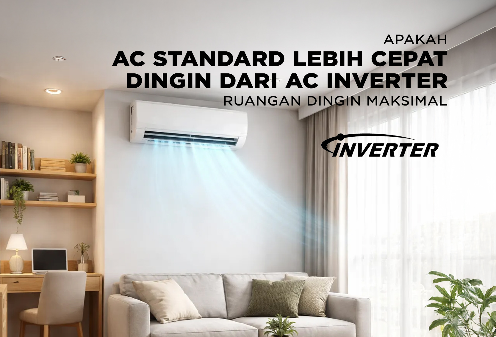 APAKAH AC STANDARD LEBIH CEPAT DINGIN DARI AC INVERTER