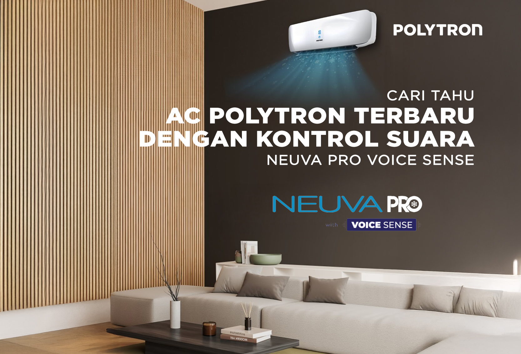 AC POLYTRON TERBARU DENGAN KONTROL SUARA