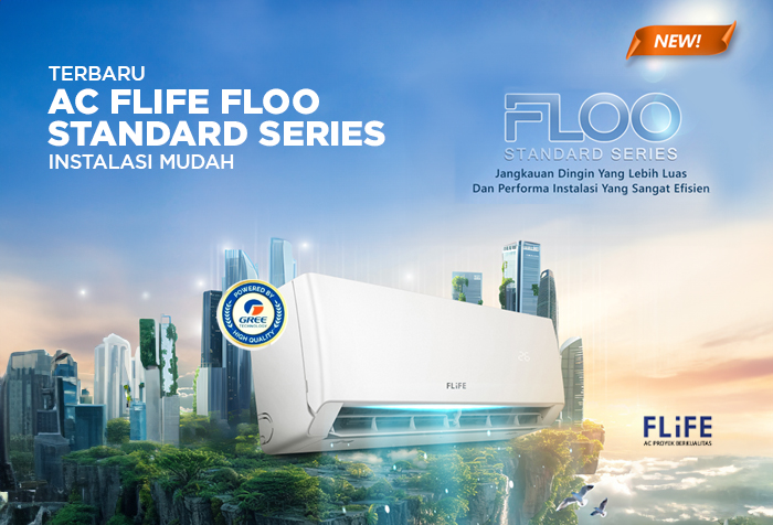 TERBARU AC FLIFE FLOO SERIES DARI GREE