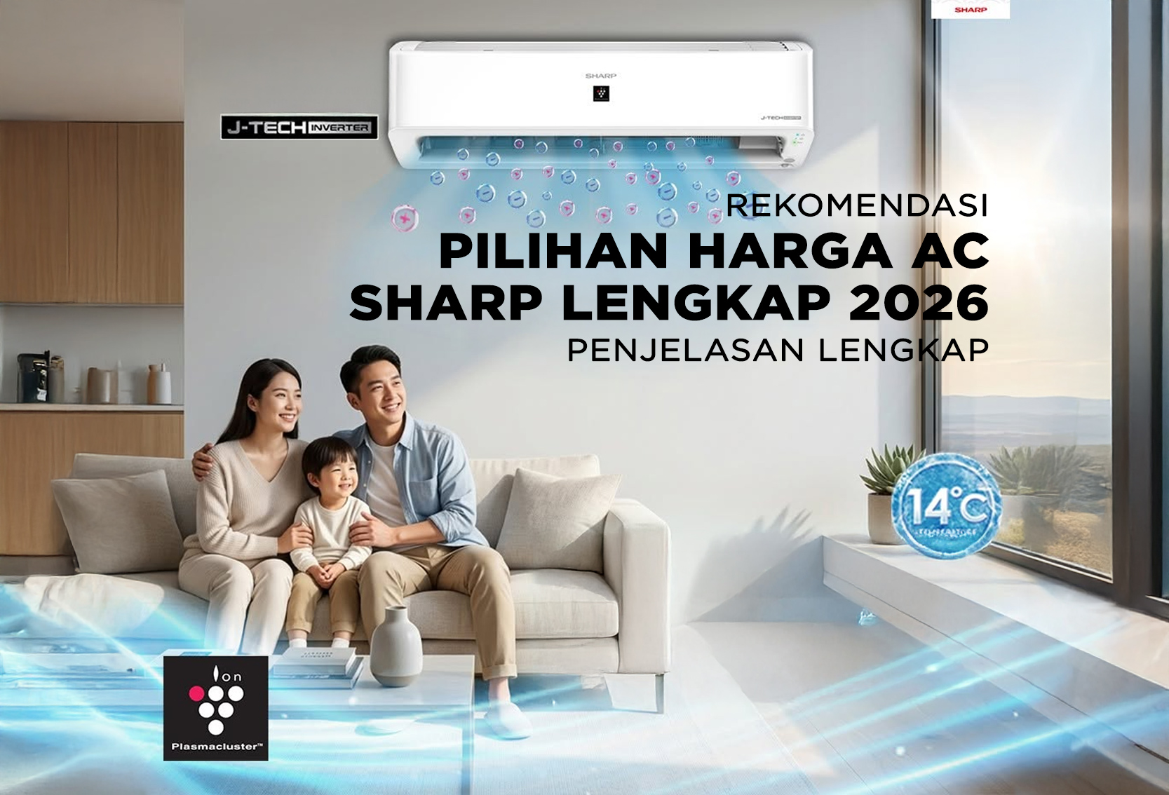 PILIHAN HARGA AC SHARP LENGKAP 2026