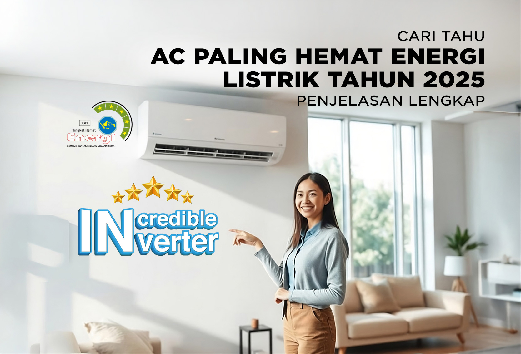 AC PALING HEMAT ENERGI LISTRIK TAHUN 2025