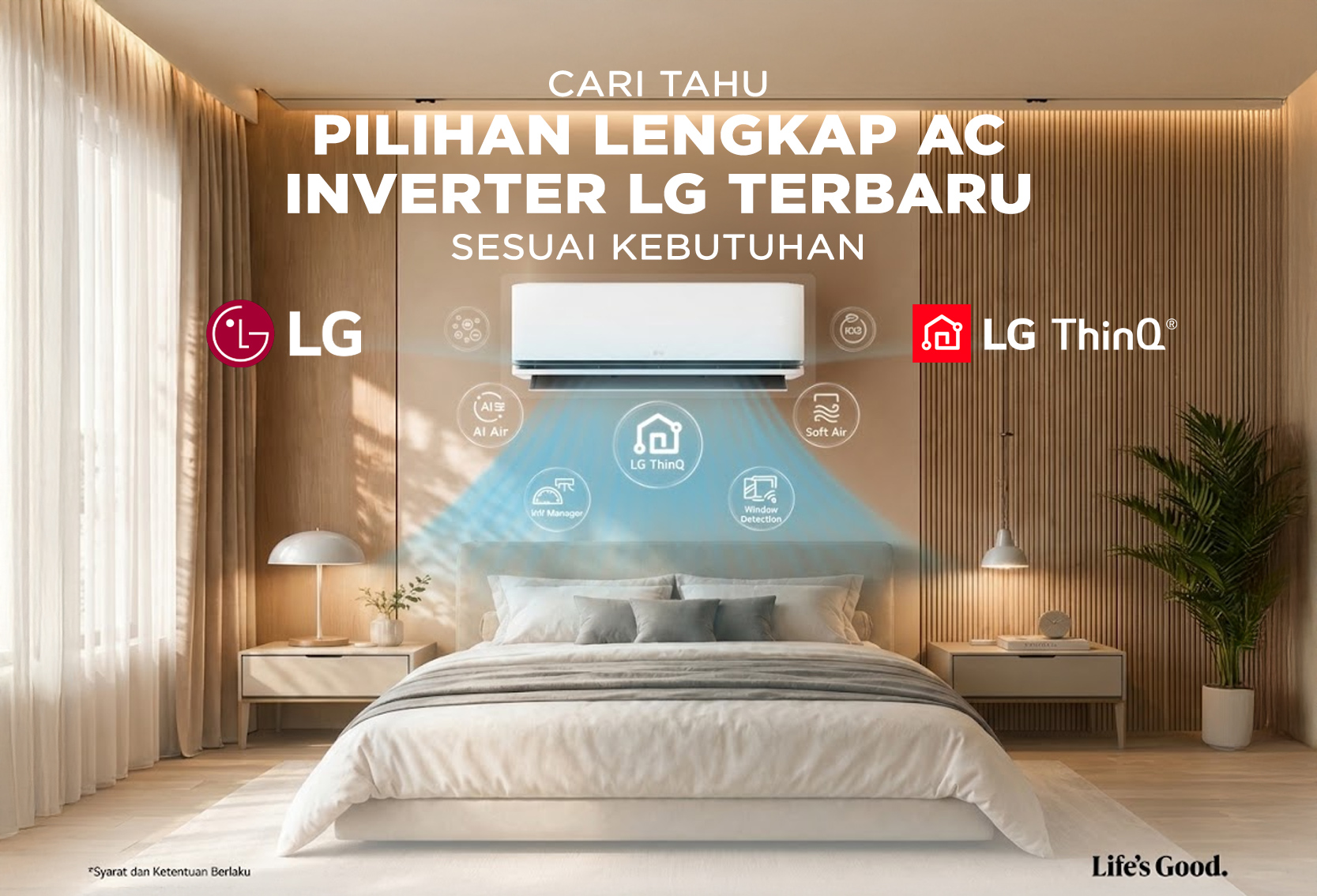 PILIHAN LENGKAP AC INVERTER LG TERBARU