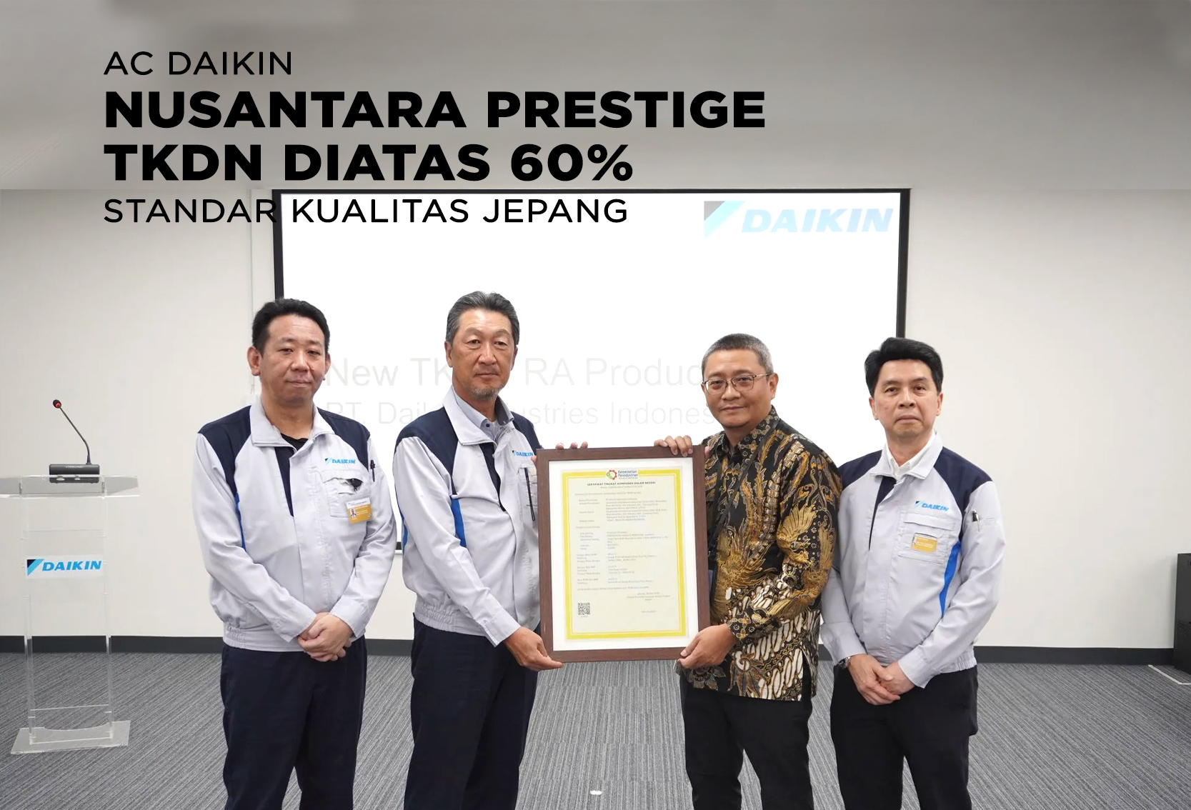 AC DAIKIN NUSANTARA PRESTIGE TKDN DIATAS 60%
