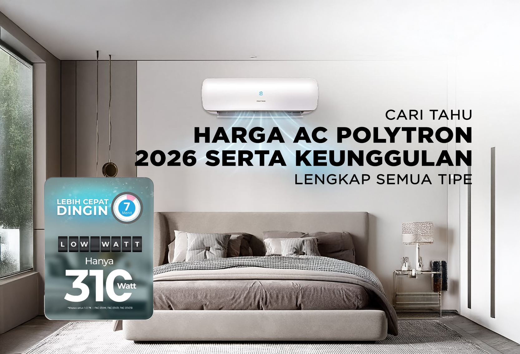 HARGA AC POLYTRON TERBARU 2026