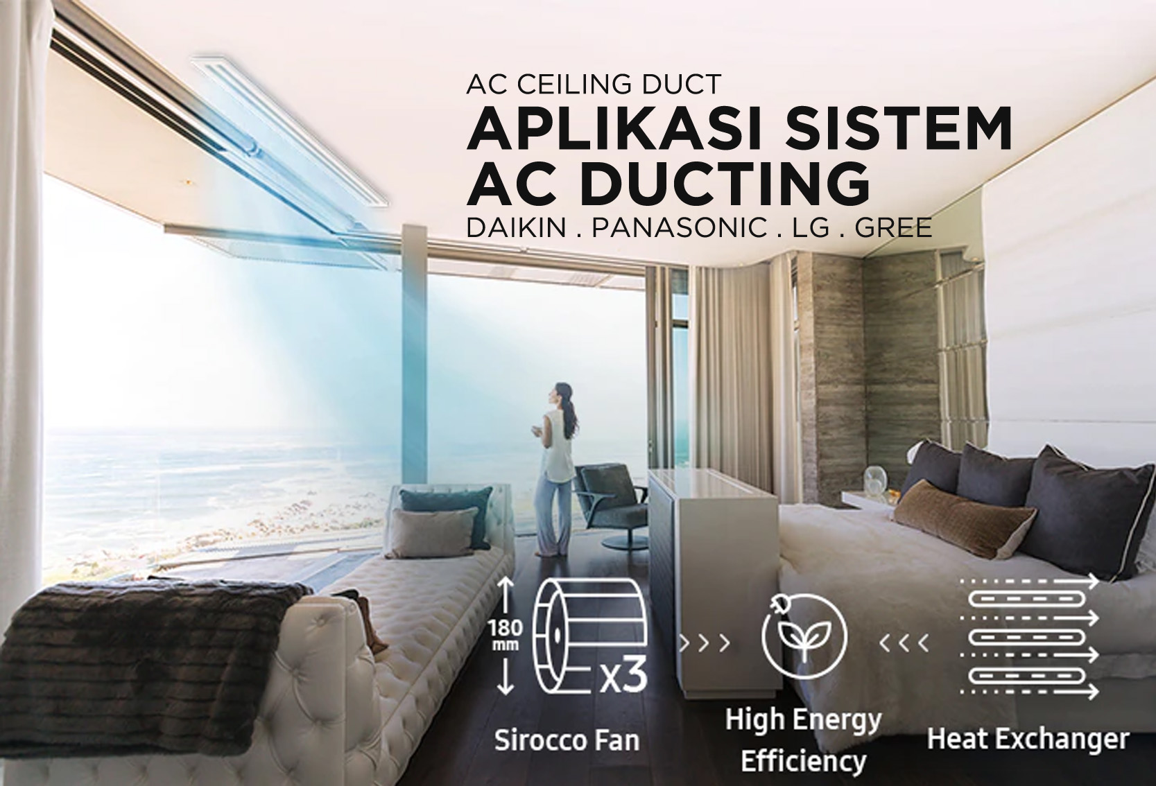 PENJELASAN SISTEM AC DUCTING ATAU AC CENTRAL