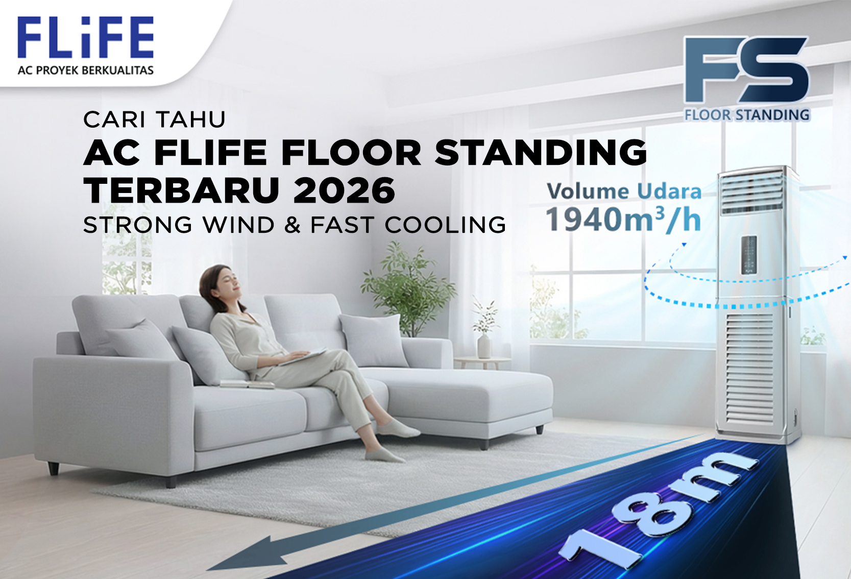 AC FLIFE FLOOR STANDING TERBARU 2026
