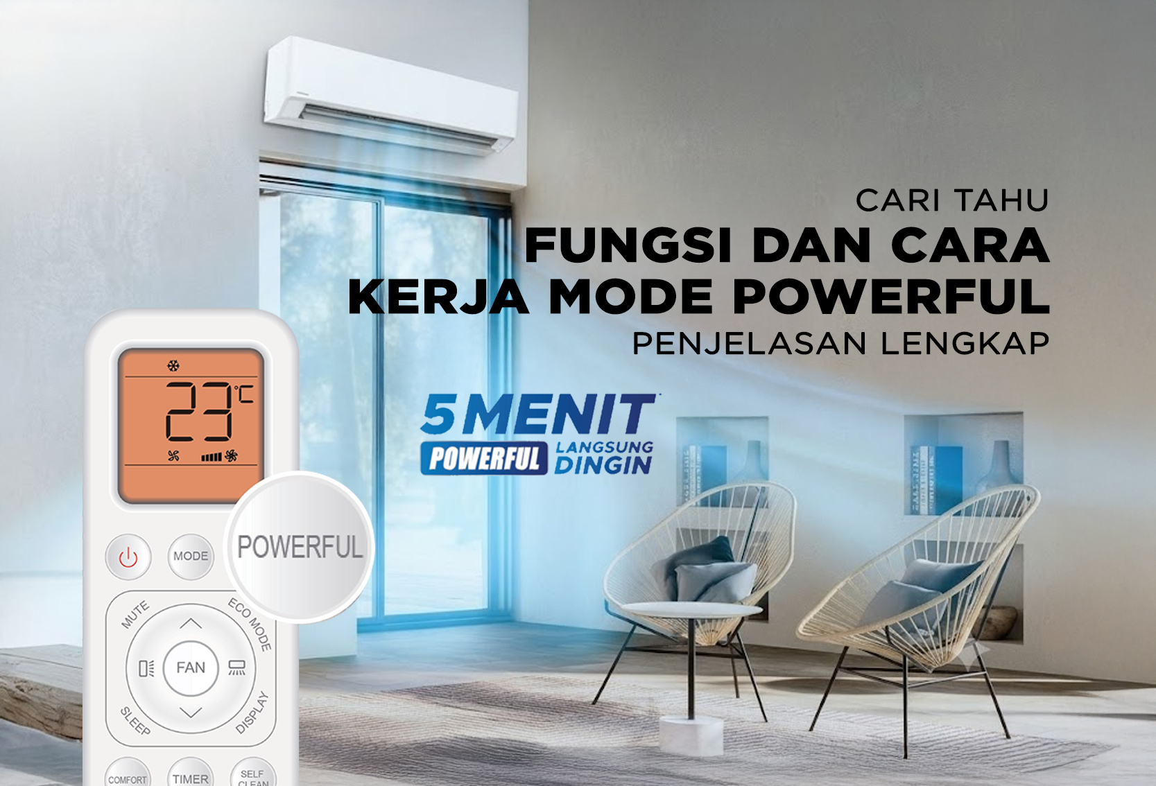 FUNGSI DAN CARA KERJA MODE POWERFUL