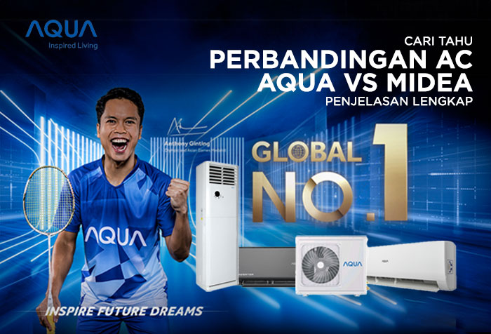 PERBANDINGAN AC AQUA DAN MIDEA